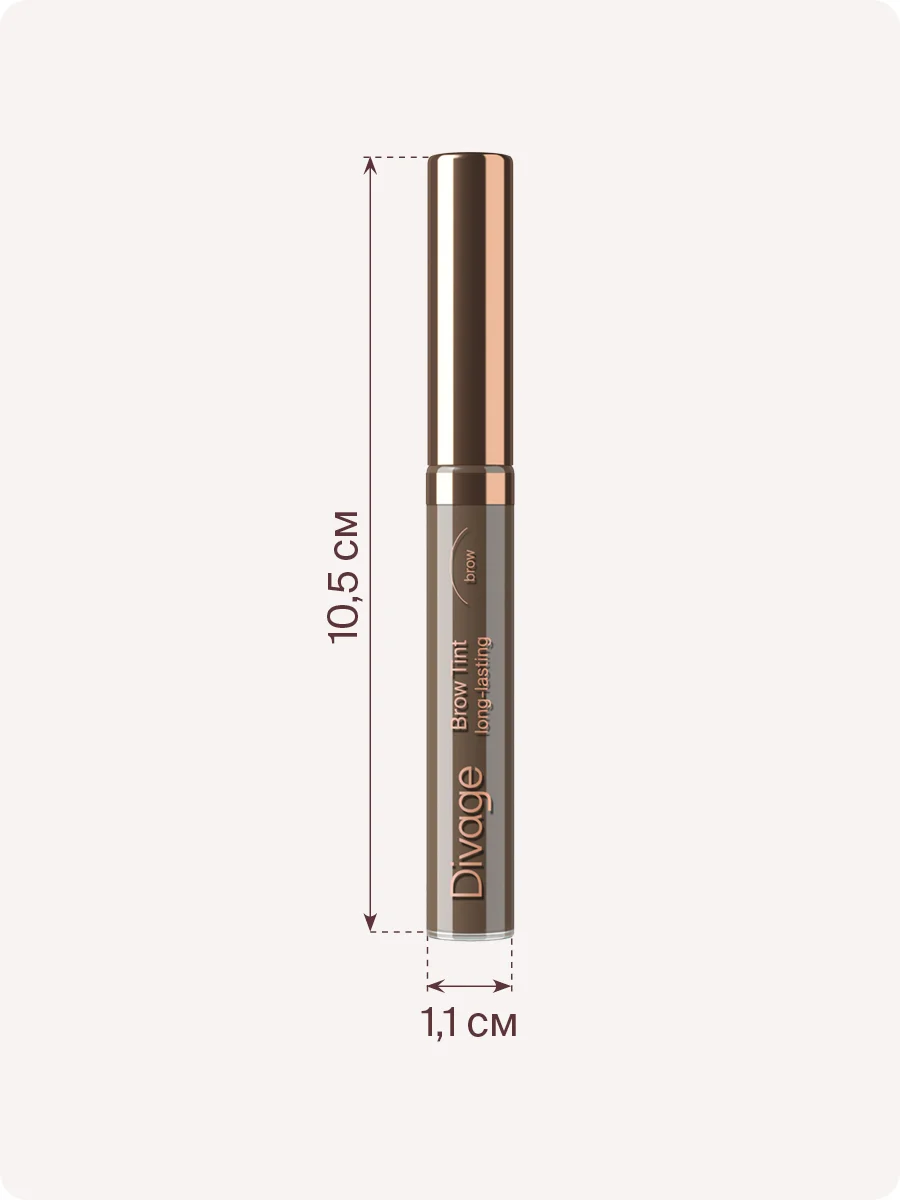 Стойкий Тинт Для Бровей Divage  Brow StylerLong-lasting, тон 1