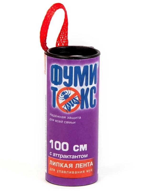 Липкая лента от мух Фумитокс 100 см с аттракантом