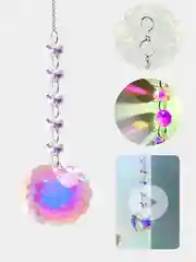 Алый ловец солнца подвеска, цвет Северное сияние+серебро
