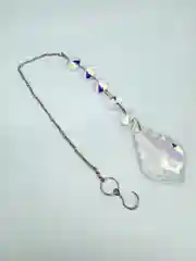 Лимонный ловец солнца подвеска, цвет Северное сияние+серебро