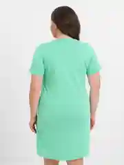 Салатовый туника женская, платье домашнее, удлиненная футболка