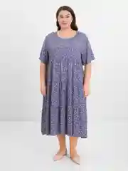 Фиолетовый женское летнее платье