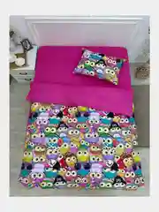 Постельное белье детское 1,5 спальный Бязь ivSubelIa "Крутые совуньи", 50x70