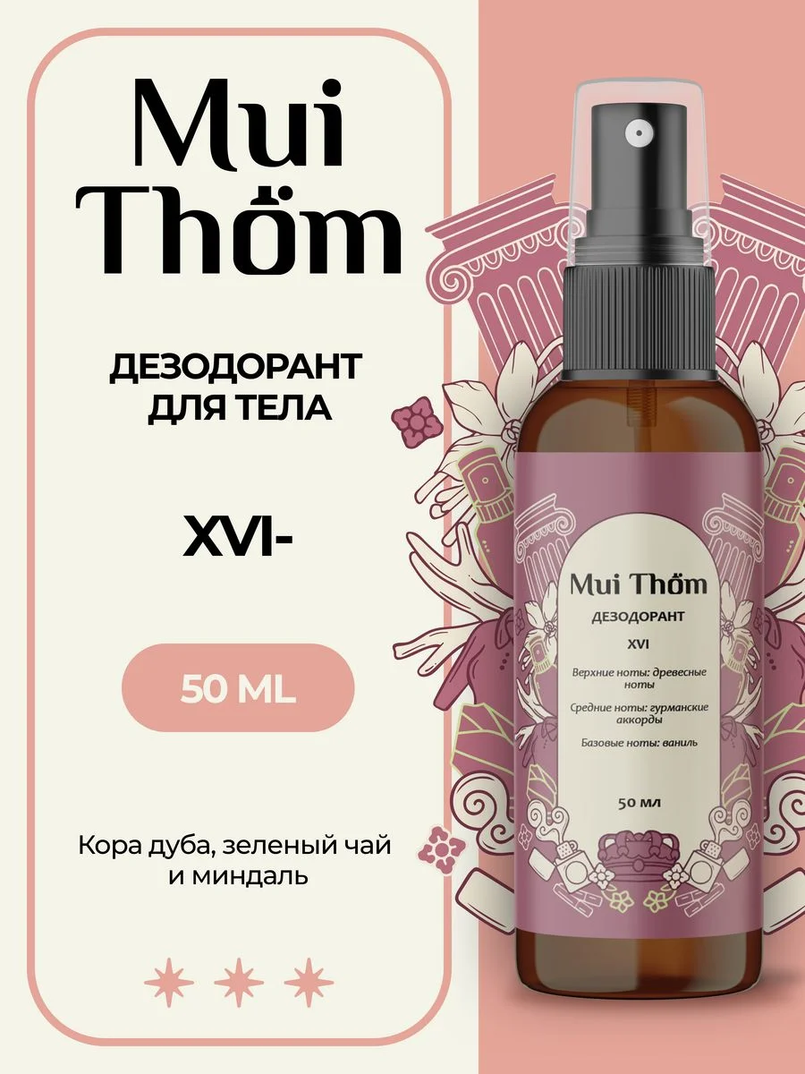 Дезодорант спрей от пота и запаха парфюмированный Mui Thom