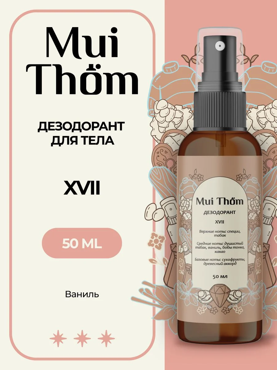 Дезодорант спрей от пота и запаха парфюмированный Mui Thom