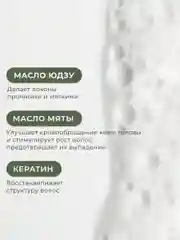 Шампунь от перхоти для объема и роста волос против выпадения 250 мл, Pravilnaya Kosmetika