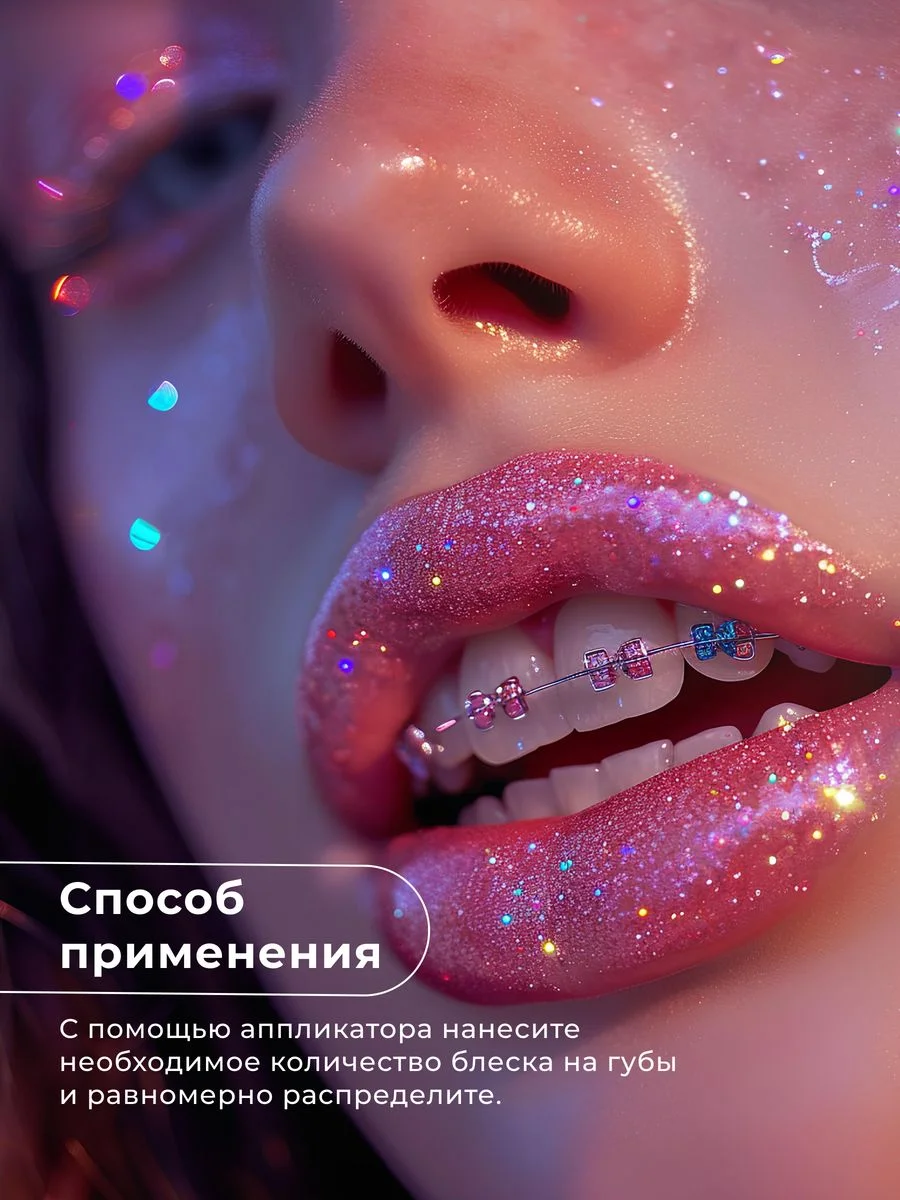 Питательный блеск для губ с шиммером 3 мл, Pravilnaya Kosmetika