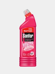 Чистящее средство для сантехники SANFOR Ультра Блеск, Чистота и гигиена, 1,5 л