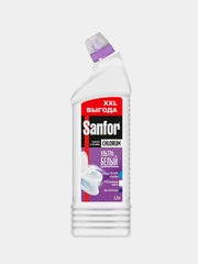 Чистящее средство для туалета Sanfor Chlorum, дезинфицирующее, 1,5 л