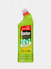 Универсальное чистящее средство Sanfor, Лимонная свежесть, для ванны и сантехники, 1,5 л