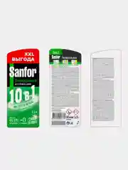 Универсальное чистящее средство Sanfor, Зеленое яблоко, для ванны и сантехники, 1,5 л