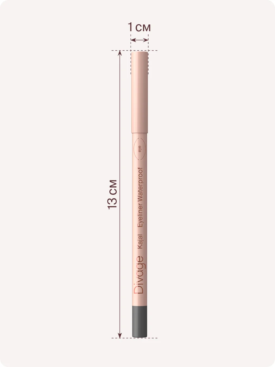 Карандаш для глаз Divage Eye Pencil Kajal Eyeliner, тон 3