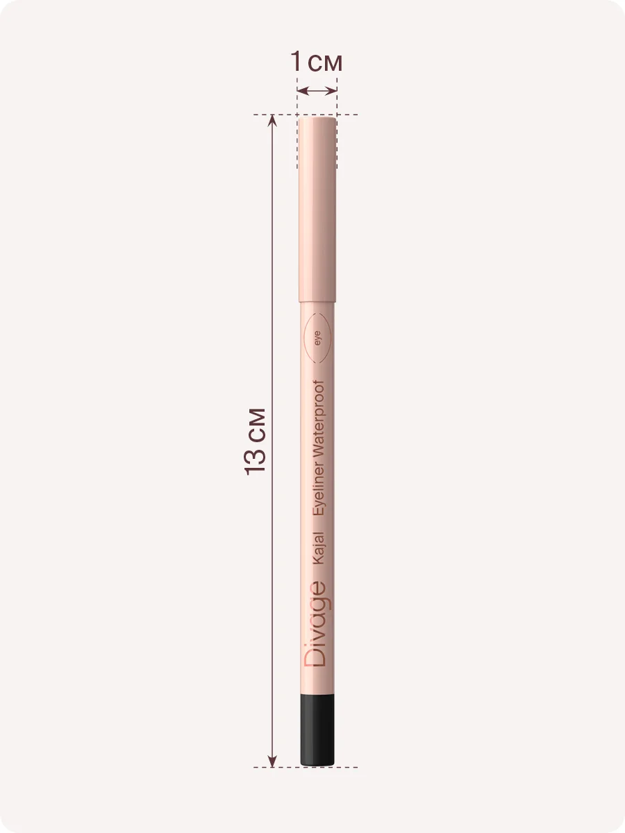 Карандаш Для Глаз Divage Eye Pencil Kajal Eyeliner тон 1