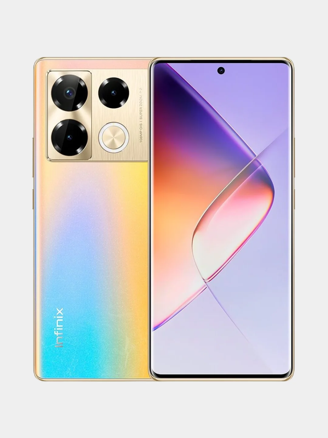 Золотой смартфон Infinix Note 40 Pro 12/256 ГБ