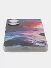 Фиолетовый силиконовый чехол на Xiaomi Redmi 13C/Poco C65 (Сяоми Редми 13C/Поко С65), с рисунком