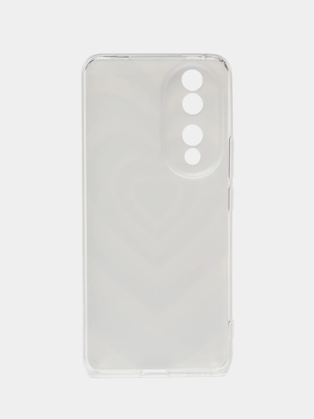 Лавандовый силиконовый чехол на Honor 90 (Хонор 90), прозрачный, с рисунком
