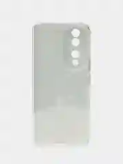 Серебряный силиконовый чехол на Honor 90 (Хонор 90), прозрачный, с рисунком