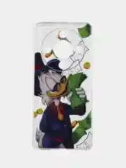 Лесной зеленый силиконовый чехол на Honor X9B (Хонор X9B), прозрачный, с рисунком, защита камеры