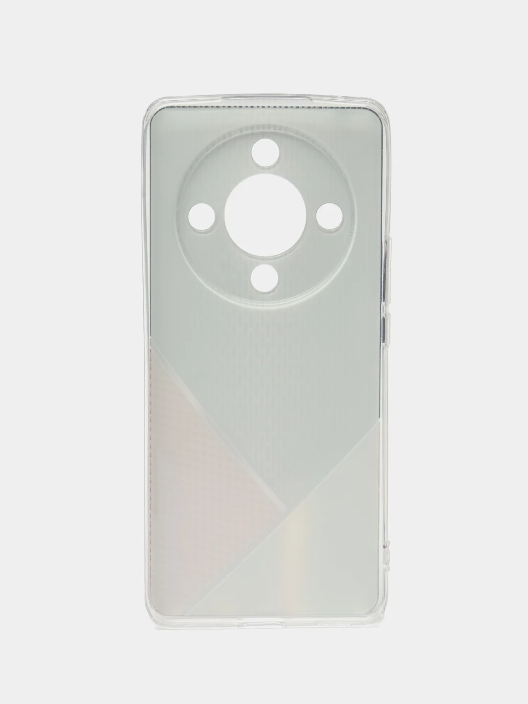Слоновая кость силиконовый чехол на Honor X9B (Хонор X9B), прозрачный, с рисунком, защита камеры
