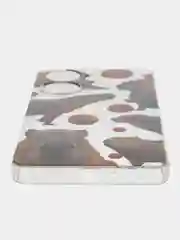 Терракотовый чехол на Tecno Camon 20/20 Pro 4G (Текно Камон 20/20 Про 4G), с рисунком, защита камеры