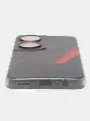 Красный чехол на Honor X7B/90 Smart / Хонор X7B/90 Смарт прозрачный, с рисунком, защита камеры