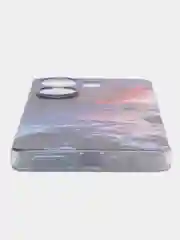 Фиолетовый чехол на Tecno Camon 20/20 Pro 4G (Текно Камон 20/20 Про 4G), с рисунком, защита камеры