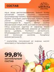 Пенка для умывания Siberina "Глубокое очищение" с фруктовыми кислотами