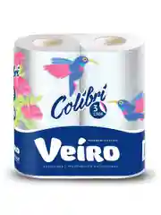 Полотенца бумажные VEIRO Colibri, 3 сл. 2 рул.