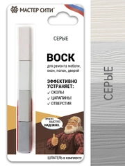 Воск для мебели, 4 цвета, Мастер Сити, серые