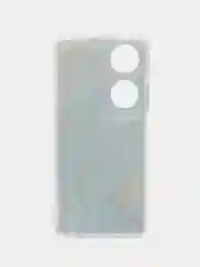 Светло-синий чехол на Honor X7B/90 Smart / Хонор X7B/90 Смарт прозрачный, с рисунком, защита камеры