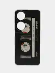 Хром чехол на Honor X7B/90 Smart / Хонор X7B/90 Смарт прозрачный, с рисунком, защита камеры