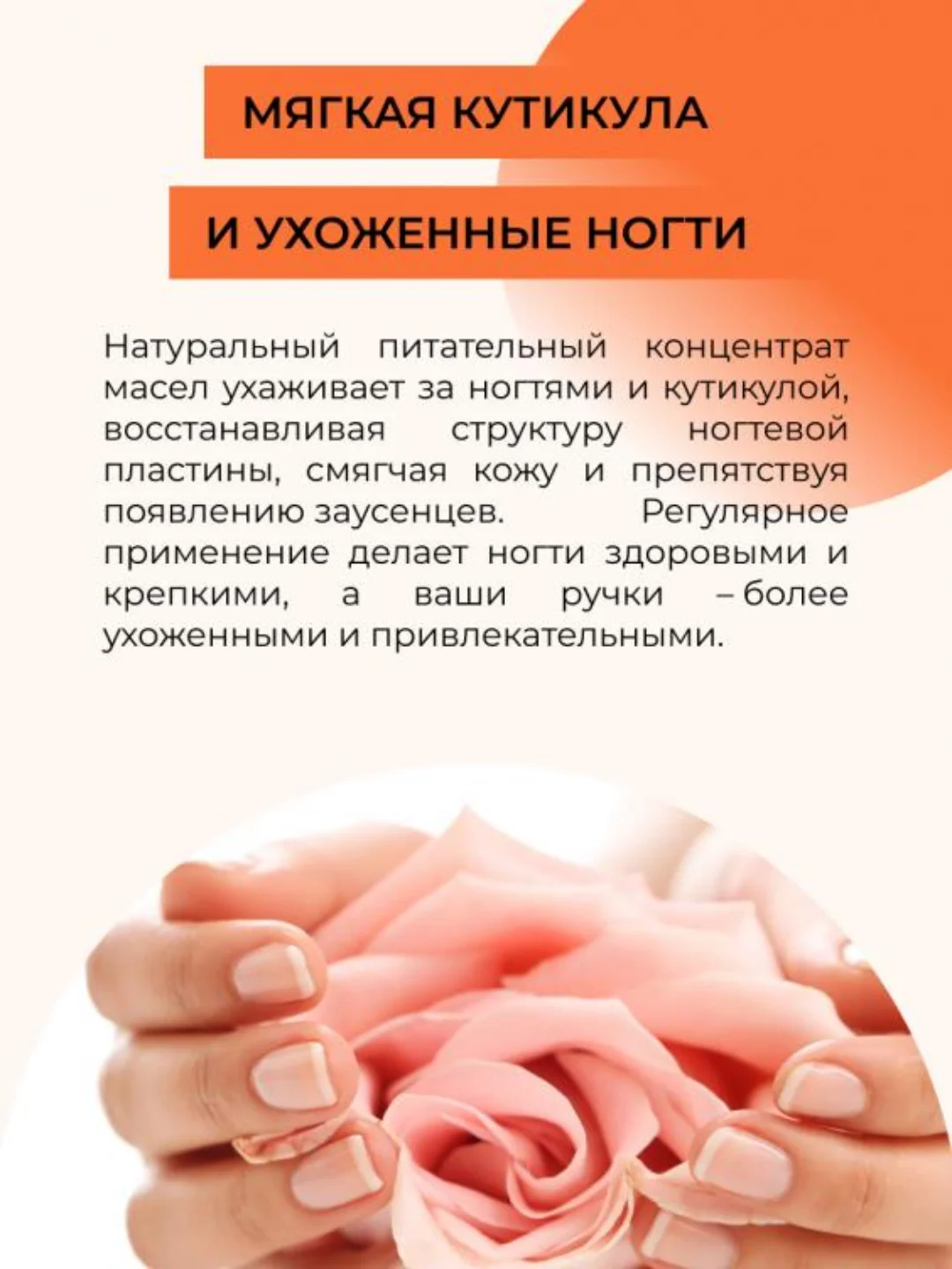 Концентрат масел Siberina для восстановления структуры ногтей