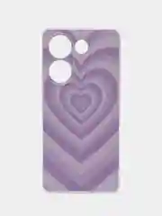 Лавандовый чехол на Tecno Camon 20/20 Pro 4G (Текно Камон 20/20 Про 4G), с рисунком, защита камеры