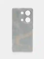Коричневый чехол на Xiaomi Redmi Note 13 Pro 4G/Poco M6 Pro 4G, прозрачный, с рисунком, защита камеры