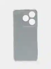 Хаки чехол на Tecno Spark 10/10C (Текно Спарк 10/10С), прозрачный, с рисунком, защита камеры