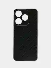 Хаки чехол на Tecno Spark 10/10C (Текно Спарк 10/10С), прозрачный, с рисунком, защита камеры