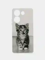 Молочный чехол на Tecno Camon 20/20 Pro 4G (Текно Камон 20/20 Про 4G), с рисунком, защита камеры