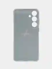 Разноцветный силиконовый чехол на Samsung Galaxy A15 / Самсунг А15 прозрачный, с принтом, защита камеры