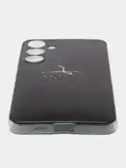 Разноцветный силиконовый чехол на Samsung Galaxy A15 / Самсунг А15 прозрачный, с принтом, защита камеры