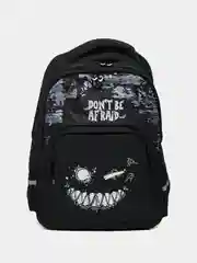 Рюкзак школьный для мальчика Brauberg 2 отделения, Dont be afraid, Светящийся 271364