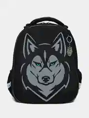 Ранец, рюкзак, портфель первоклассника Brauberg, 2 отделения, с брелком, Husky 38х28х14 см