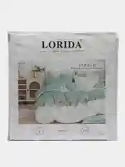 Салатовый комплект постельного белья Lorida, евро размер