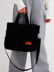 Вельветовая сумка тоут