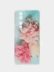 Конфетный силиконовый чехол на Honor 90 (Хонор 90), прозрачный, с рисунком