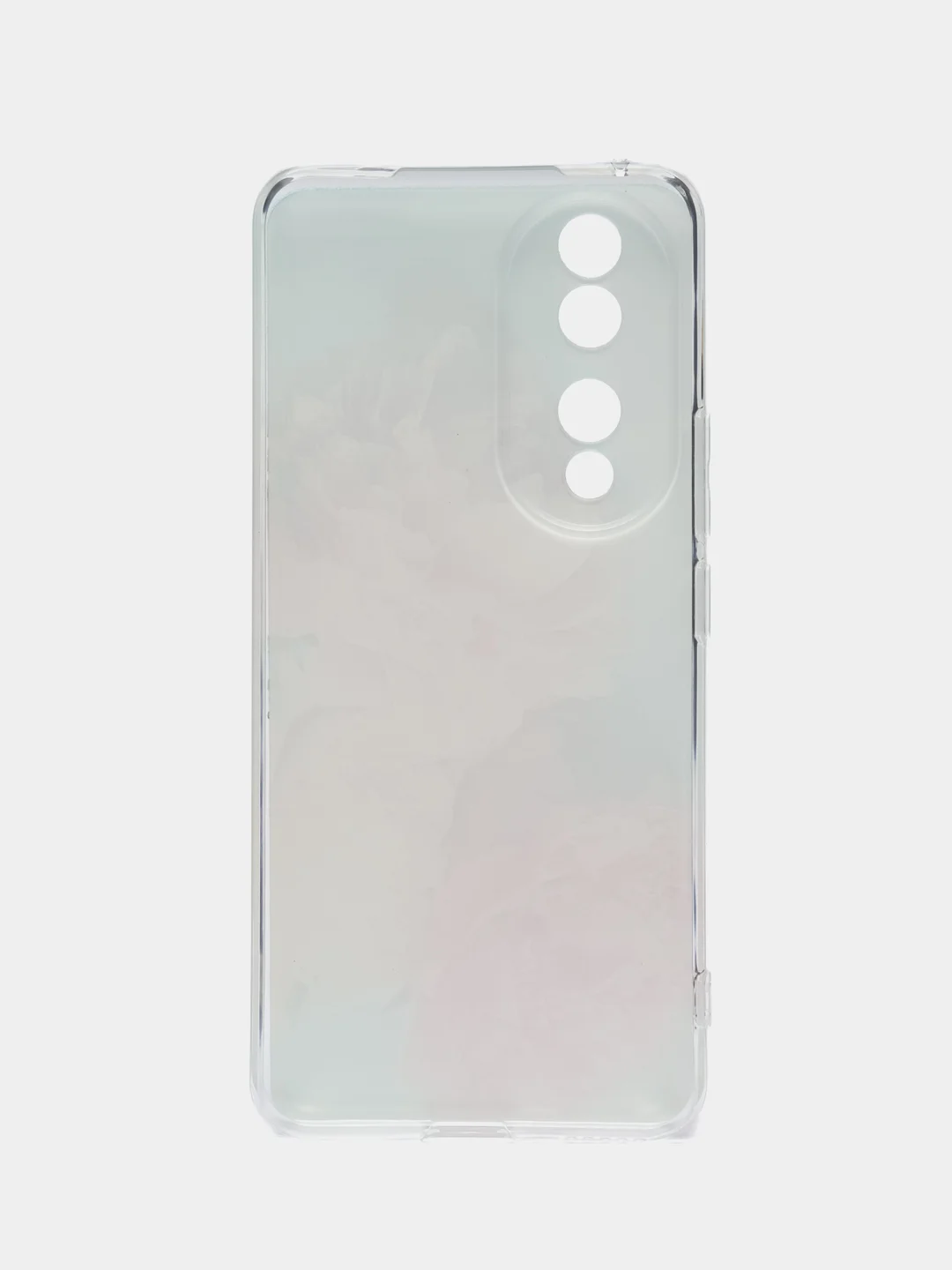 Конфетный силиконовый чехол на Honor 90 (Хонор 90), прозрачный, с рисунком