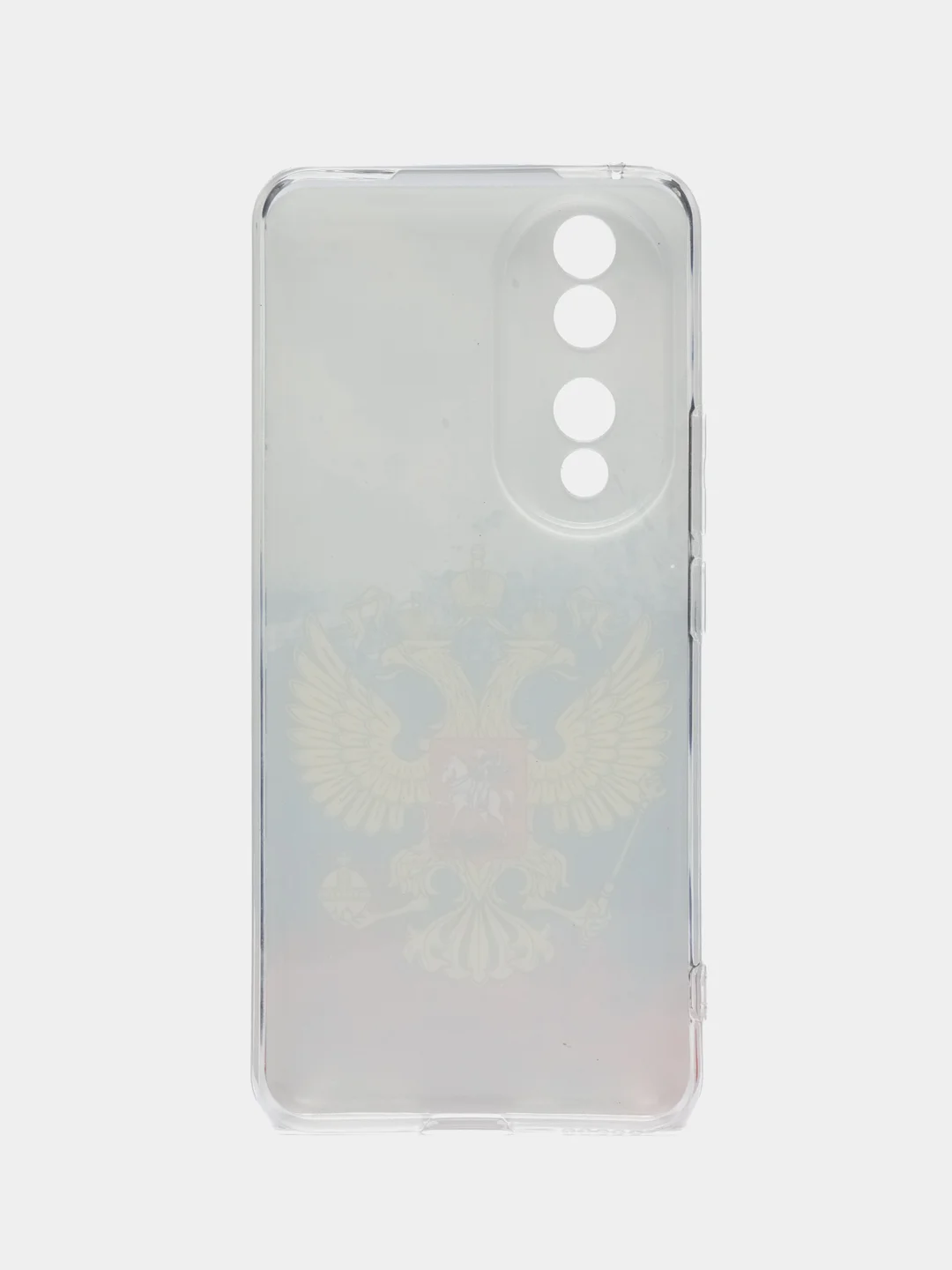 Синий силиконовый чехол на Honor 90 (Хонор 90), прозрачный, с рисунком