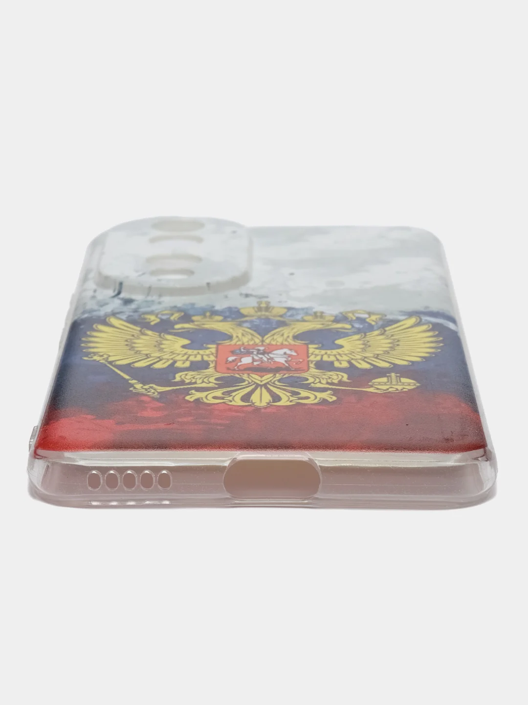 Синий силиконовый чехол на Honor 90 (Хонор 90), прозрачный, с рисунком