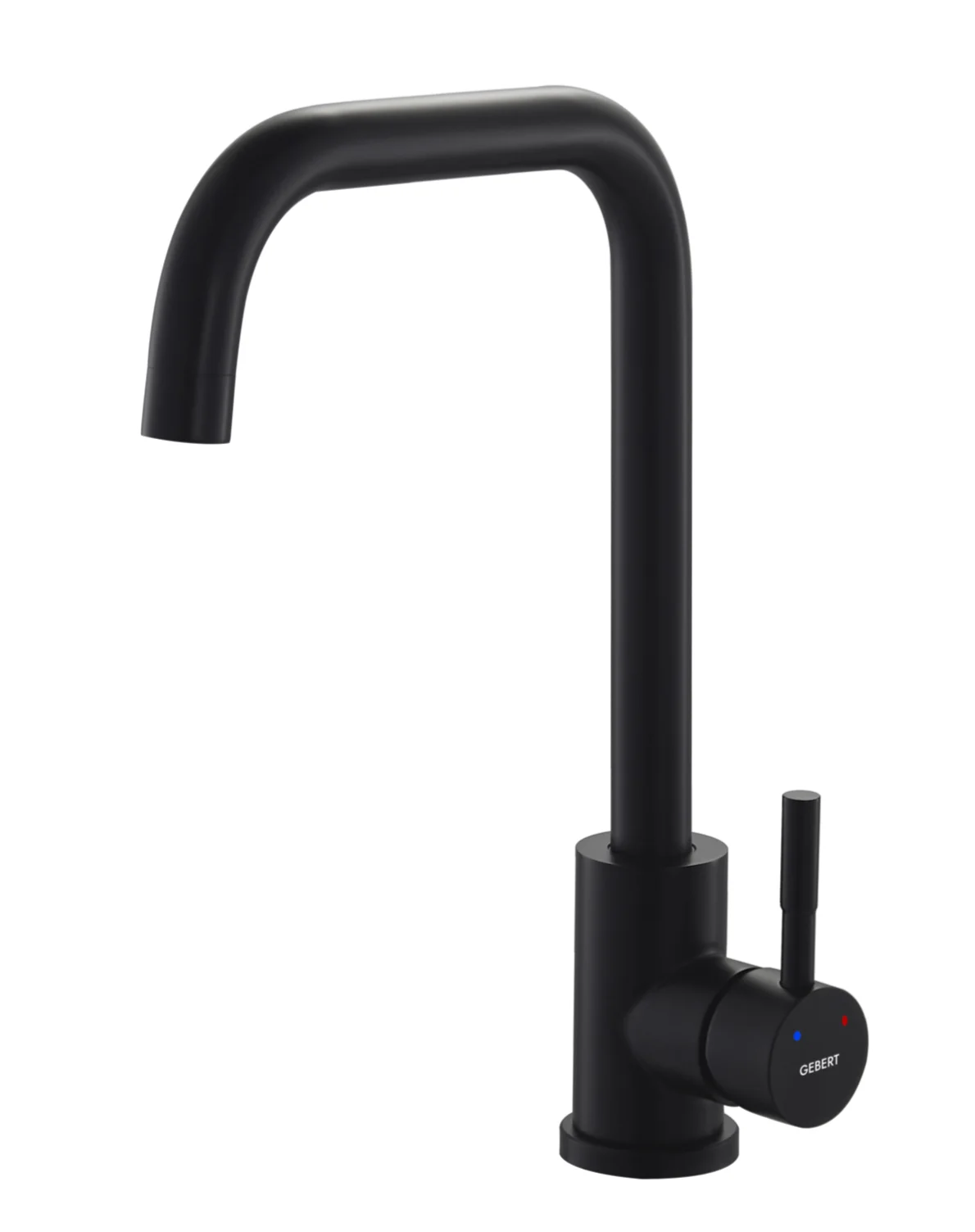 Черный gebert GB14201 LOFT cмеситель для кухни, высокий излив, нержавеющая сталь