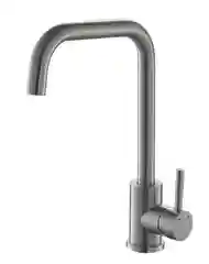 Серый металлик gebert GB14201 LOFT cмеситель для кухни, высокий излив, нержавеющая сталь