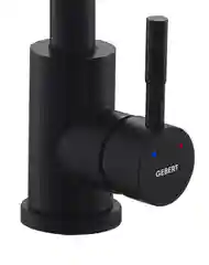 Серый металлик gebert GB14201 LOFT cмеситель для кухни, высокий излив, нержавеющая сталь